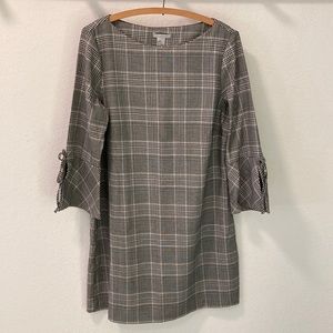 HM plaid shift dress